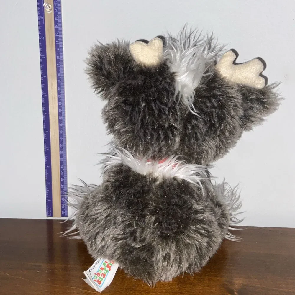 REINDEER IN HERE 9'' CHRISTMAS WINTER DEER BROWN WHITE PLUSH STUFFED ANIMAL
